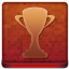 Red Trophy Coloured Icon 64x64 png
