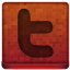 Red Twitter Icon 64x64 png