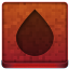 Red Water Drop Icon 64x64 png