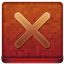 Red X Coloured Icon 64x64 png