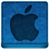 Blue Apple Icon 96x96 png