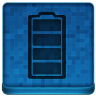 Blue Battery Icon 96x96 png