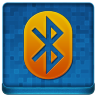 Blue Bluetooth Coloured Icon 96x96 png