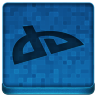 Blue deviantART Icon 96x96 png
