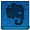 Blue Evernote Icon 96x96 png