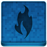 Blue Fire Icon 96x96 png