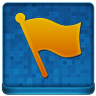 Blue Flag Coloured Icon 96x96 png