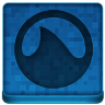 Blue Grooveshark Icon 96x96 png