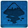 Blue Inkscape Icon 96x96 png