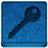 Blue Key Icon 96x96 png