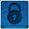 Blue Lock Icon 96x96 png
