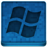 Blue Microsoft Icon 96x96 png