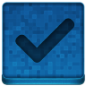 Blue Ok Icon 96x96 png