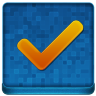 Blue Ok Coloured Icon 96x96 png