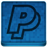 Blue PayPal Icon 96x96 png