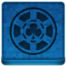 Blue Poker Chip Icon 96x96 png