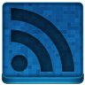 Blue RSS Icon 96x96 png