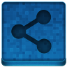 Blue Share Icon 96x96 png