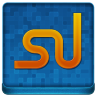 Blue Stumble Upon Coloured Icon 96x96 png