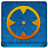Blue Target Coloured Icon 96x96 png