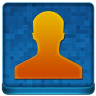 Blue User Coloured Icon 96x96 png
