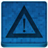 Blue Warning Icon 96x96 png