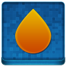 Blue Water Drop Coloured Icon 96x96 png