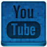 Blue YouTube Icon 96x96 png