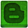 Green Blogger Icon 96x96 png