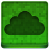 Green Cloud Icon 96x96 png
