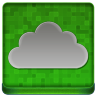 Green Cloud Coloured Icon 96x96 png