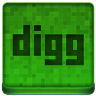 Green Digg Icon 96x96 png