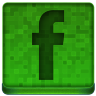 Green Facebook Icon 96x96 png