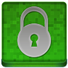 Green Lock Coloured Icon 96x96 png