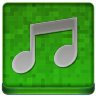 Green Music Coloured Icon 96x96 png