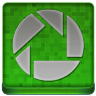 Green Picassa Coloured Icon 96x96 png