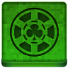 Green Poker Chip Icon 96x96 png