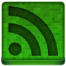 Green RSS Icon 96x96 png