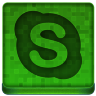 Green Skype Icon 96x96 png