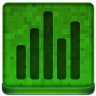 Green Statistics Icon 96x96 png
