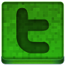 Green Twitter Icon 96x96 png