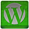 Green WordPress Coloured Icon 96x96 png