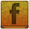 Orange Facebook Icon 96x96 png