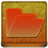 Orange Folder Coloured Icon 96x96 png