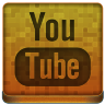Orange YouTube Icon 96x96 png