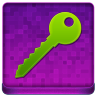 Pink Key Coloured Icon 96x96 png