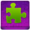 Pink Puzzle Coloured Icon 96x96 png