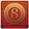 Red 8Ball Coloured Icon 96x96 png