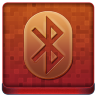 Red Bluetooth Coloured Icon 96x96 png