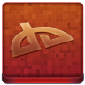 Red deviantART Coloured Icon 96x96 png